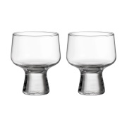 Iittala Solare lasi jalalla 29 cl 2-pack. Kirkas