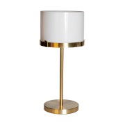 By Rydéns Marcel-pöytävalaisin 55 cm Messinki-valkoinen