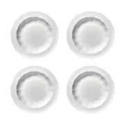Serax Silhouette syvä lautanen M Ø23,7 cm 4 kpl White