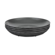 Koziol Club syvä lautanen Ø22 cm 4-pack biokierrätysmuovi Nature ash g...