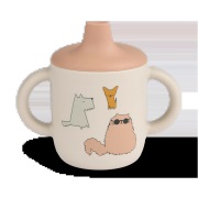 Liewood Neil nokkamuki 15 cl Cats and Dogs-Sandy