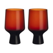 Iittala Solare lasi jalalla 40 cl 2-pack Kupari