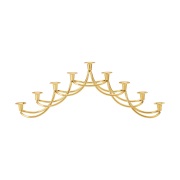 Georg Jensen Harmony menorah kynttilänjalka Kultapäällysteinen ruostum...