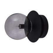 Globen Lighting Art Deco kattovalaisin Musta-savunvärinen