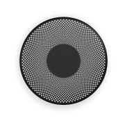 Northern Glint seinälamppu Ø25 cm Musta