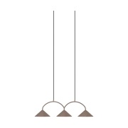 Globen Lighting Curve riippuvalaisin 3 Mocha