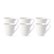 Rörstrand Swedish Grace muki 30 cl, 6 kpl snow (valkoinen)