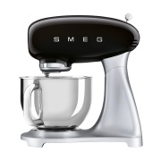 Smeg Smeg 50's Style keittiökone 4,8 L Musta-hopea 800 W