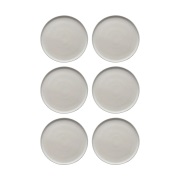 Scandi Living Sandsbro ruokalautanen offwhite, Ø26 cm, 6 kpl