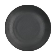 Scandi Living Terra ruokalautanen Musta kivitavara, Ø26,5 cm