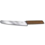 Victorinox Swiss Modern Leipäveitsi 22 cm Walnut Wood