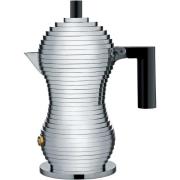 Alessi Pulcina-espressopannu, 7 cl, musta