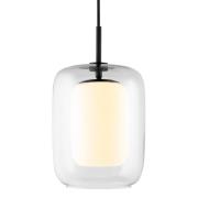 Globen Lighting Cuboza riippuvalaisin, 20 cm, kirkas/valkoinen