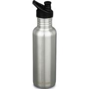 Klean Kanteen Classic-vesipullo, jossa Sport-korkki, 800 ml, metalli