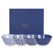 Tokyo Design Studio Nippon Blue kulho 12 cm 4 kpl