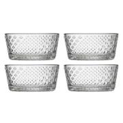 Iittala Tundra kulho 25 cl, kirkas, 4 kpl