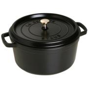 Staub Pyöreä kattila 30 cm 8,35 L, musta