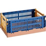 HAY Colour Crate Mix säilytyslaatikko small, dark blue