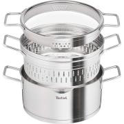 Tefal Nordica kattila höyrytysosalla 5,2 litraa, ruostumaton teräs