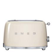SMEG - Smeg 50's Style Leivänpaahdin 2 viipaletta Kermanvalkoinen