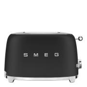 SMEG - Smeg 50's Style Leivänpaahdin 2 viipaletta Mattamusta