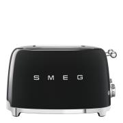 SMEG - Smeg 50's style Leivänpaahdin neliömäinen 4 viipaletta Musta