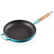 Le Creuset - Signature Paistinpannu puukahvalla 28 cm Caribbean