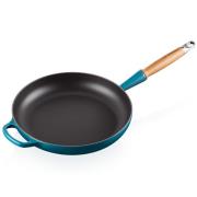 Le Creuset - Signature Paistinpannu puukahvalla 28 cm Deep Teal