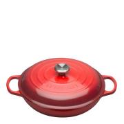 Le Creuset - Signature Valurautapata matala 30 cmCerise