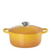 Le Creuset - Signature Valurautapata pyöreä 24 cm 4,2 L Nectar