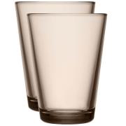 iittala - Kartio Lasi 40 cl 2 kpl Pellava