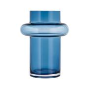 Lyngby Glas - Tube Maljakko 20 cm Dark Blue Glass