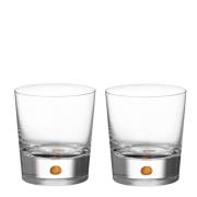 Orrefors - Intermezzo Kulta Double Old Fashioned Lasi 40 cl 2 kpl