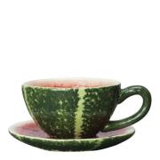 ByOn - Melon Kahvikuppi ja lautanen 15,5 cm