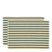 Södahl - Statement Stripe Pöytätabletti 33x48 cm 2 kpl Green
