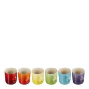 Le Creuset - Rainbow Espressomuki 6 kpl