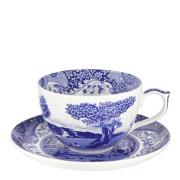 Spode - Blue Italian Suuri kuppi ja lautanen 56 cl