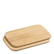 Zassenhaus - Zassenhaus Tarjotin 26x17 cm 2 kpl Rubberwood