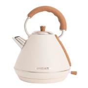 Create - Kettle Retro Vedenkeitin 1,7L Valkoinen