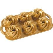 Nordic Ware - Kakkuvuoka Heritage Bundtlette 95 cl Kulta