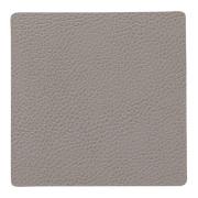 LIND DNA - Square Leather Serene Lasinalunen 10x10 cm Ash