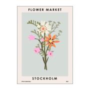 Poster & Frame - NKTN Juliste 50x70 cm Flower market stockholm