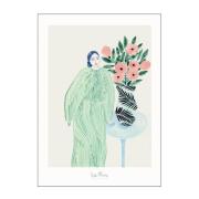 Poster & Frame - La Poire Juliste 50x70 cm Poppy pause