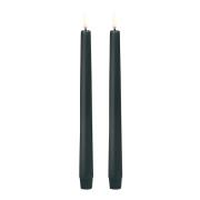 Uyuni Lighting - Taper Candles Kruunukynttilä 2,3x25 cm 2 kpl Musta