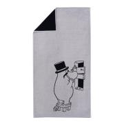 Moomin Arabia - Muumi Kylpypyyhe Muumipappa 70x140 cm Harmaa