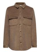 Objvera Owen L/S Jacket Villakangastakki Brown Object