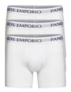 Panos Emporio 3Pk Base Bamboo Boxer Bokserit White Panos Emporio