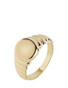 Wave Ring Sormus Korut Gold Maria Black