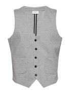 Superflex Knitted Waistcoat Puvun Liivi Grey Lindbergh