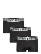 Low Rise Trunk 3Pk Bokserit Black Calvin Klein